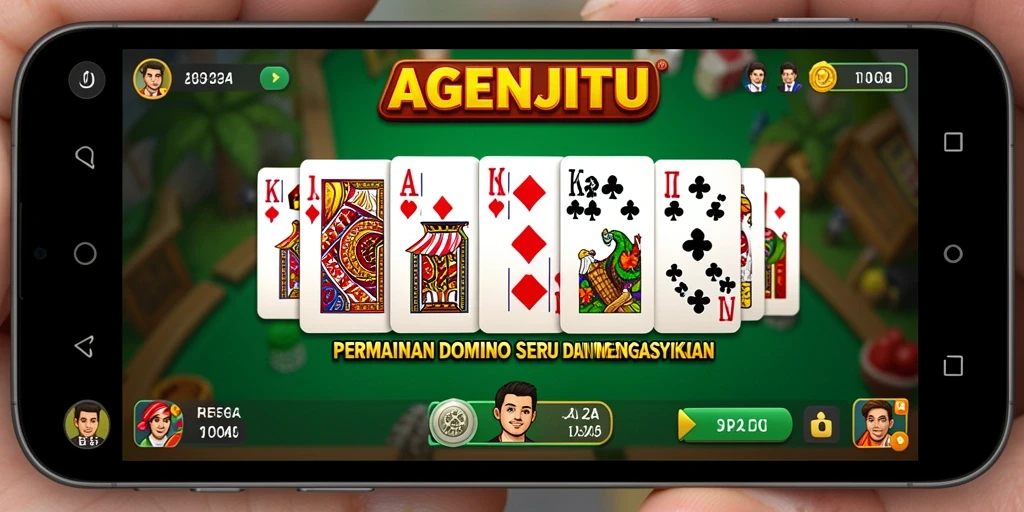 Gameplay seru AGENJITU dengan nuansa Domino yang menyenangkan.