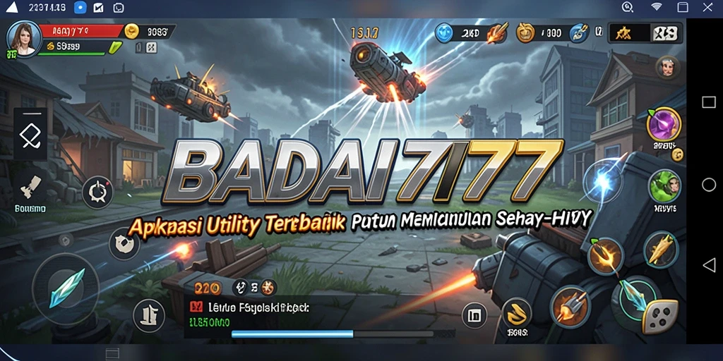 Tampilan antarmuka yang intuitif dan mudah digunakan dari BADAI777.