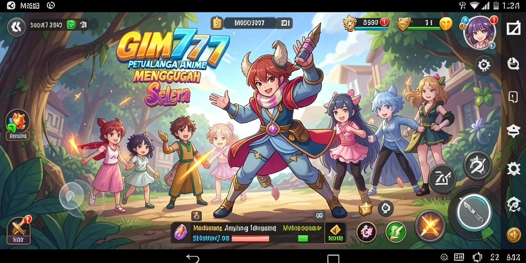 Tampilan gameplay GIM777 yang seru dan penuh warna.