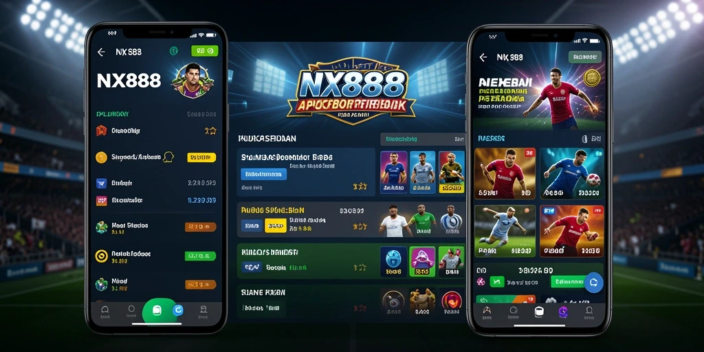 Tampilan antarmuka NX888 yang modern dan mudah digunakan.