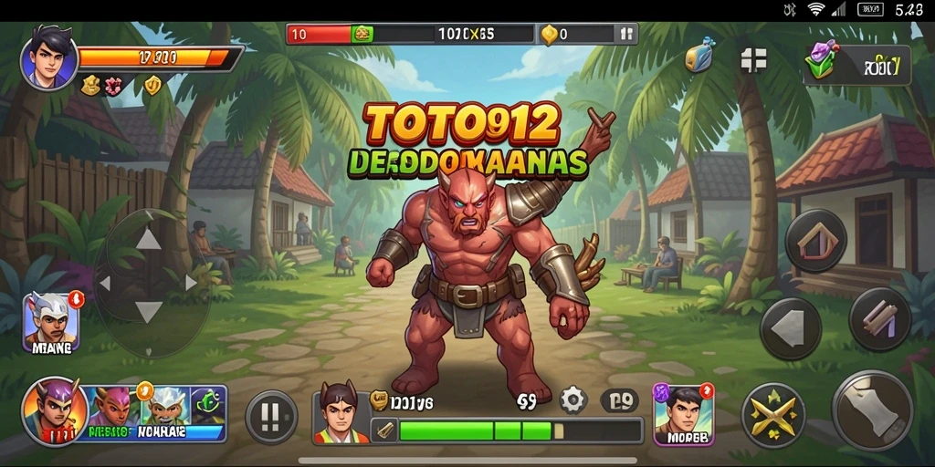 Tampilan layar utama TOTO12 yang menunjukkan fitur aplikasi Utility.